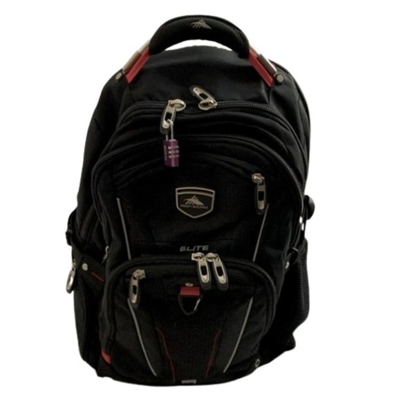 High Sierra Swerve Laptop Backpack, Black, One Size main image 4